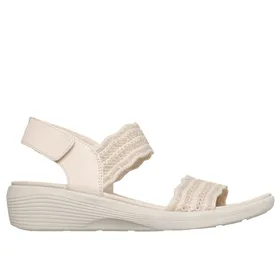 Skechers Arya Sandales Beige Textiel