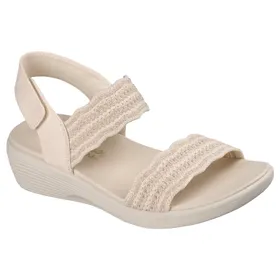 Skechers Arya Sandales Beige Textiel