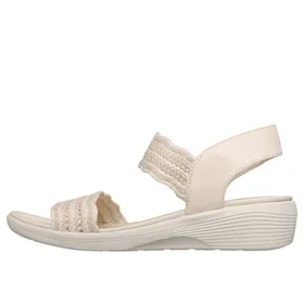 Skechers Arya Sandales Beige Textiel