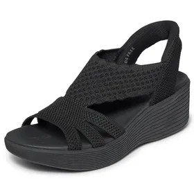 Skechers Slip-ins Parallel Lite Sandals Black Textile