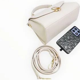 Handtas baguette Beige