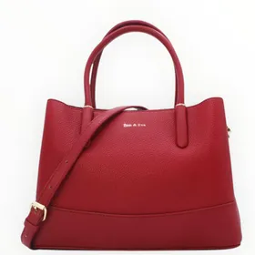 Sac à main Rouge 3 compartiments