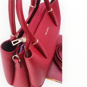 Sac à main Rouge 3 compartiments