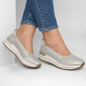 Double Heart Ballerines Or