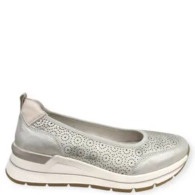 Double Heart Ballerines Or