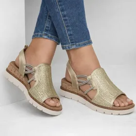 Double Heart Sandalen Goud