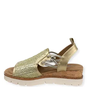 Double Heart Sandalen Goud