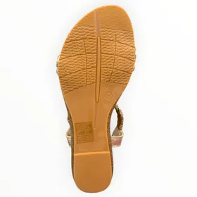 Double Heart Sandalen Gold
