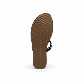 Keilsandalen Schwarz