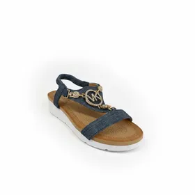 Keilsandalen Blau