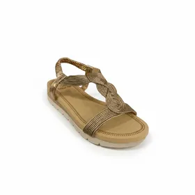 Keilsandalen Champagne