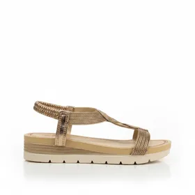 Keilsandalen Champagne