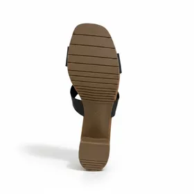Mules Noir à Talon