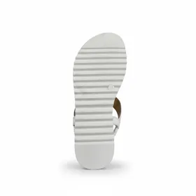 Teenslippers Wit met Hak