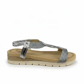 Sleehaksandalen Zilver