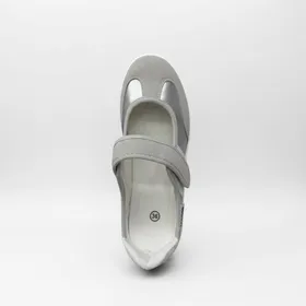 Ballerines Argent à Velcro