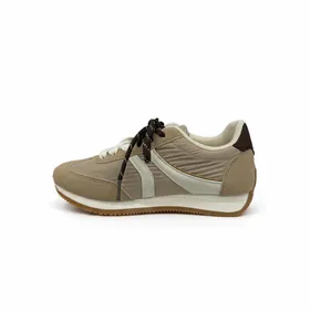 Wedge Sneakers Beige