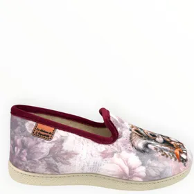 Slippers Ecureuil Red Textile