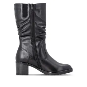 Remonte Mid-Calf Boots Black Leather