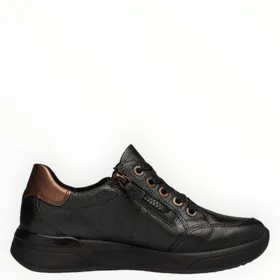 Ara Sneakers Cuir Noir