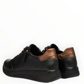 Ara Sneakers Cuir Noir
