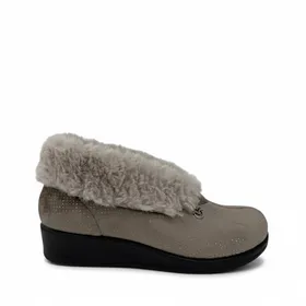 Fly Flot Slippers Taupe Textile