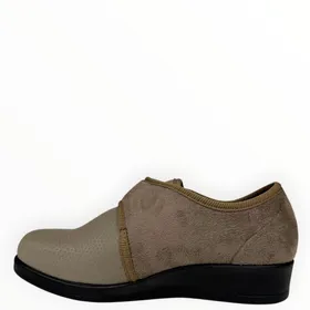 Fly Flot Slippers Taupe Textile
