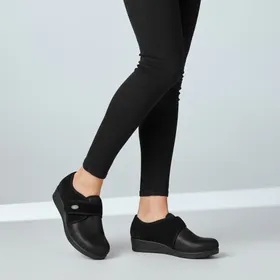 Fly Flot Slippers Textile Black