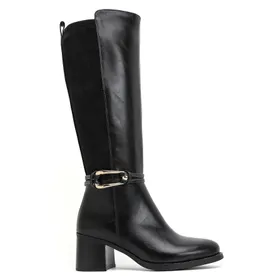 Marquiiz Boots Black with Buckle