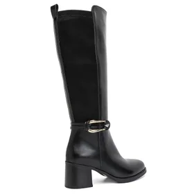 Marquiiz Boots Black with Buckle