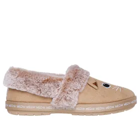 Skechers BOBS Too Cozy - Meow Pajamas Slippers Camel