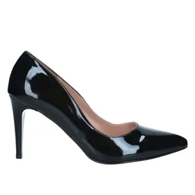 Giulia Escarpins Bleu Laqué