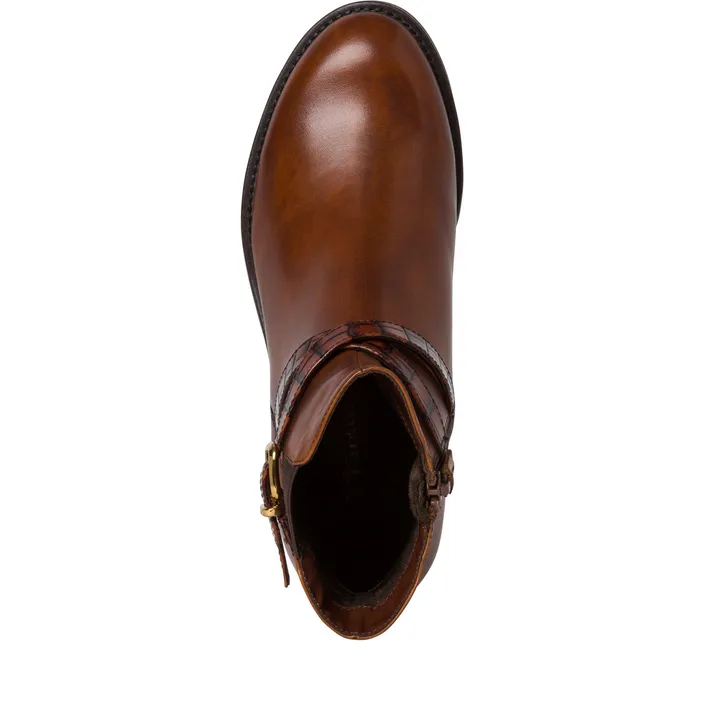 Tamaris Enkellaarsjes Leder Bruin