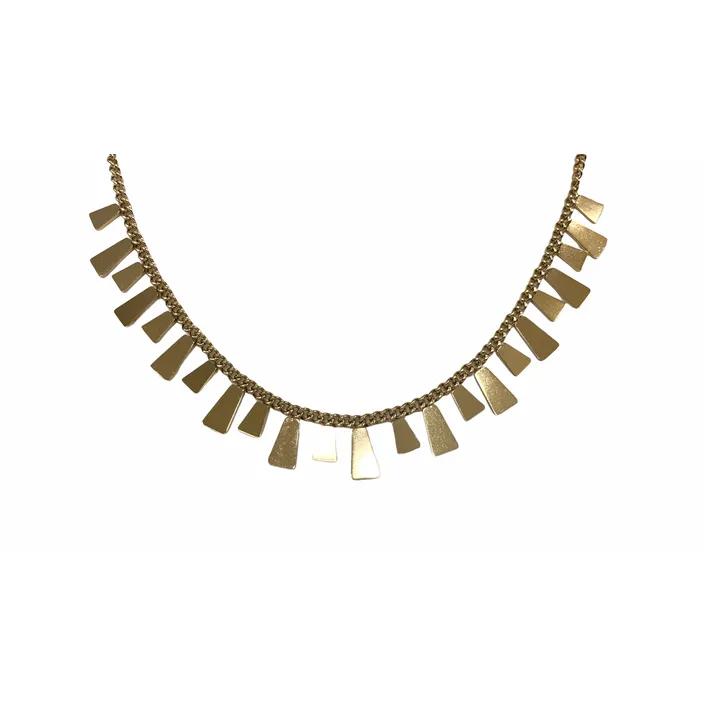 D.Access Halskette Gold Edelstahl