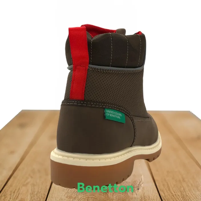 Enkellaarsjes Benetton Bruin