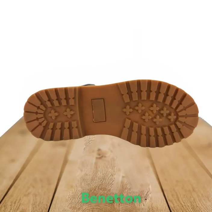 Enkellaarsjes Benetton Bruin