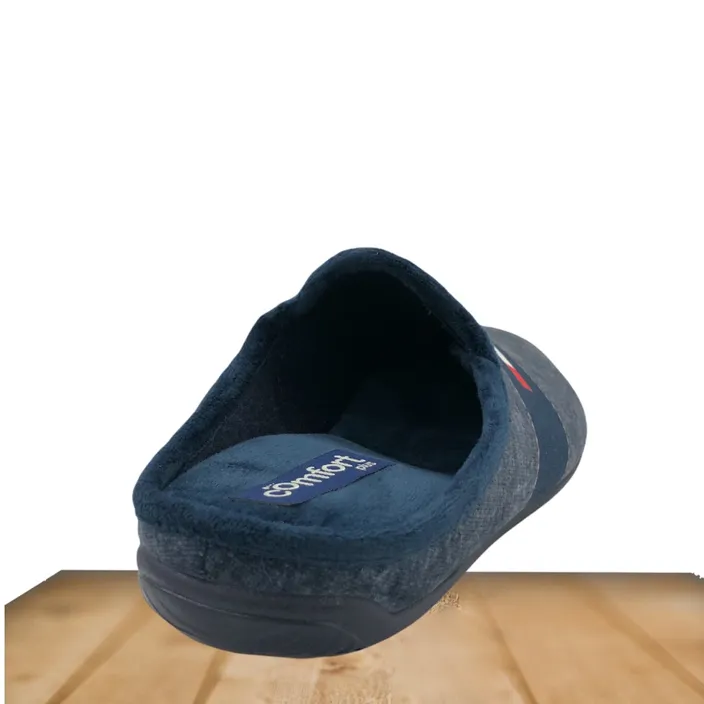 Pantoufles Ouvertes BLZ Homme Bleu Textile