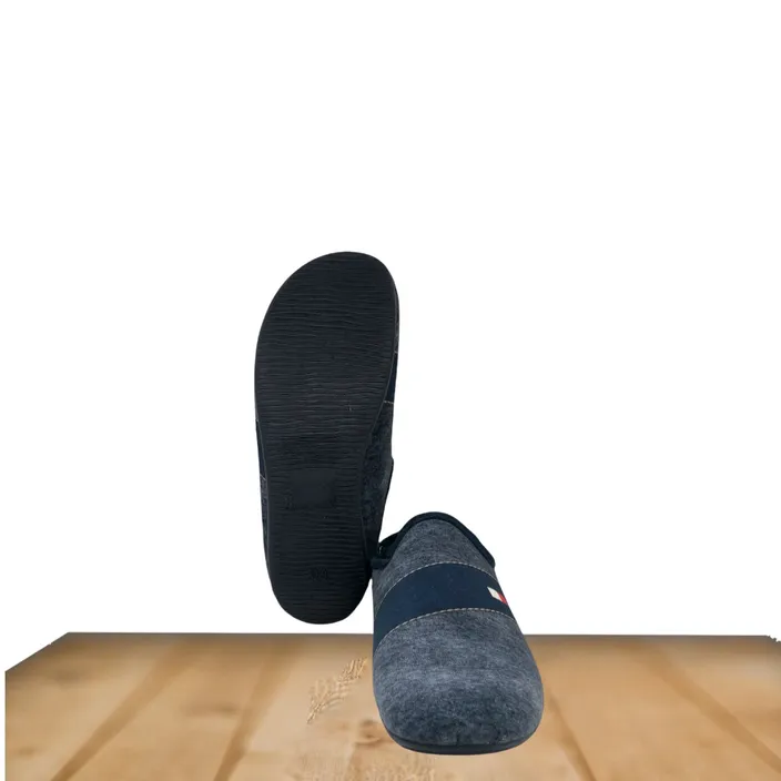 Pantoufles Ouvertes BLZ Homme Bleu Textile