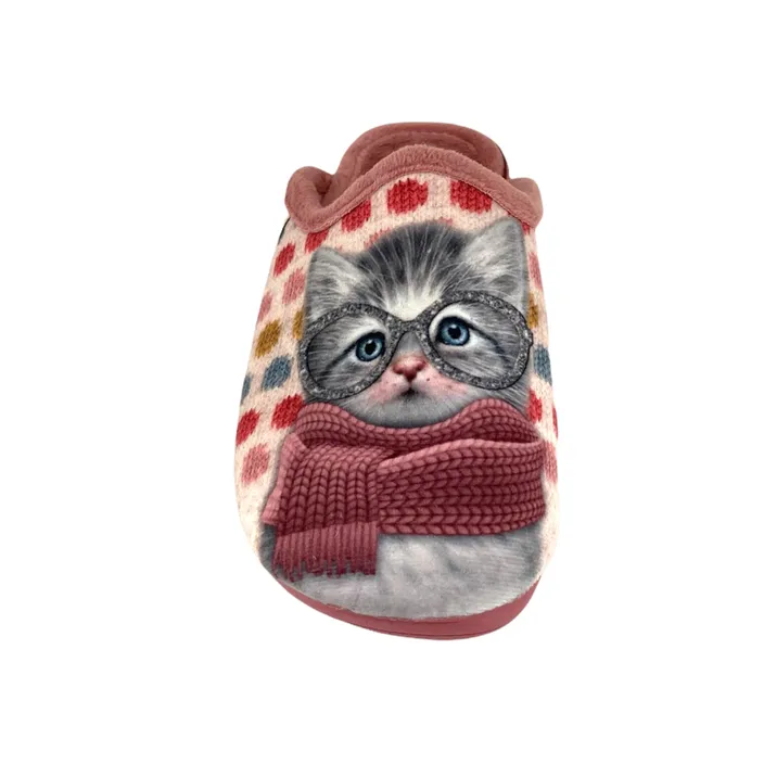 M. Espadrille Open Slippers Pink - Textile