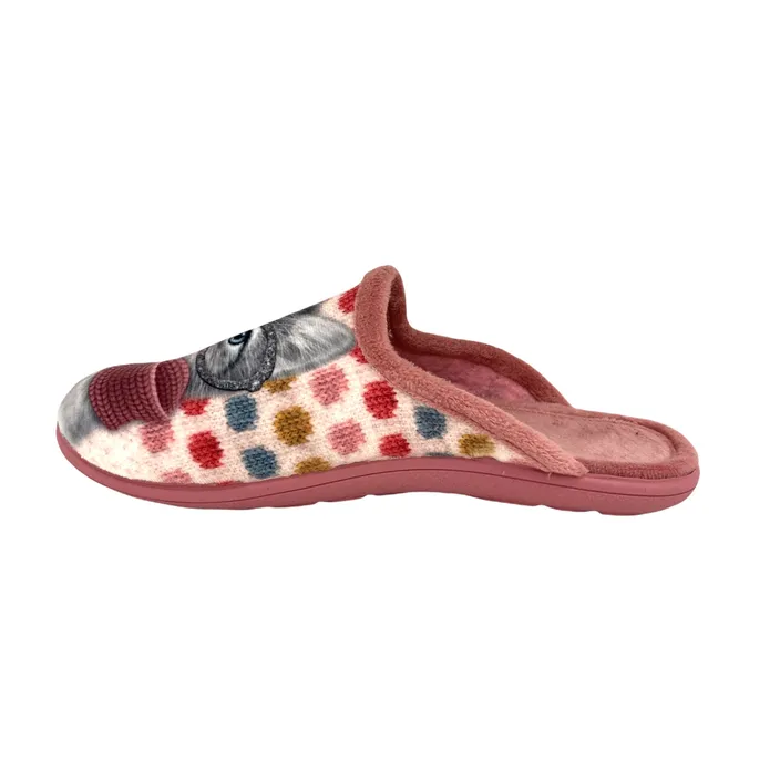 M. Espadrille Open Slippers Pink - Textile