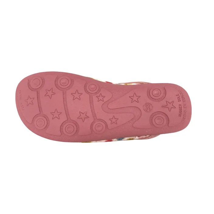 M. Espadrille Open Slippers Pink - Textile
