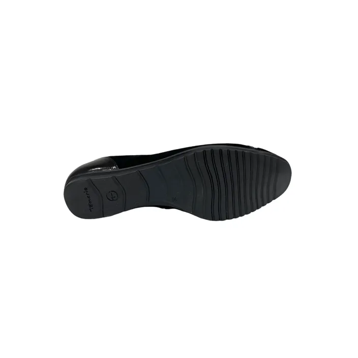 Tamaris Ballerines Plates Cuir-PU Noir