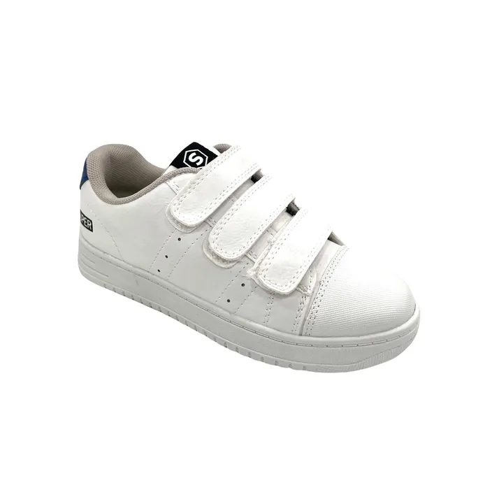 Jungen Sneakers Sprox Klettverschluss Weiß Blau