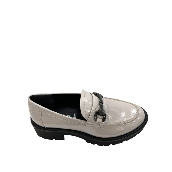 Tamaris Mocassins Gris à Talon