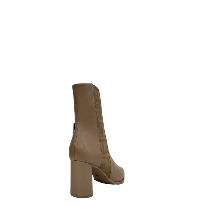 Tamaris Stiefeletten Leder Taupe