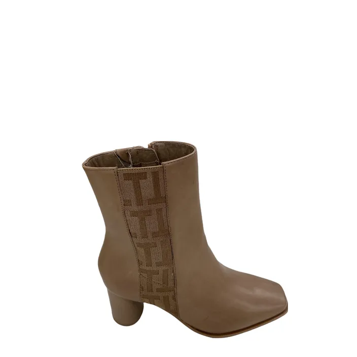 Tamaris Stiefeletten Leder Taupe