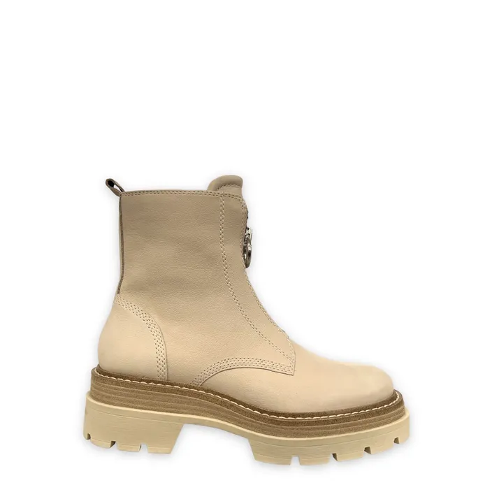Ankle Boots Tamaris Leather Ivory