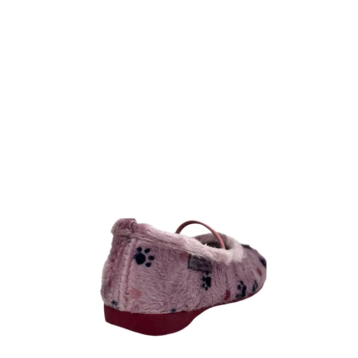 M. Espadrille Pantoffels Gesloten Textiel Mauve