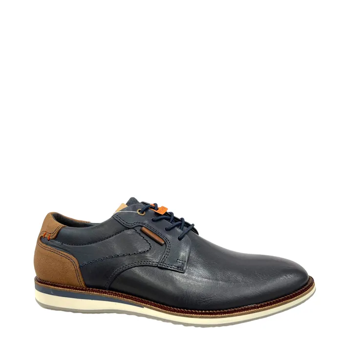 Bull Boxer Derbies Cuir Bleu