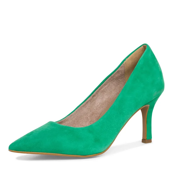 Tamaris Pumps Leder Groen